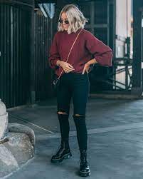 Doc Martens Outfit Fall Outfits Casual Winter Outfits Combat Boot Outfits