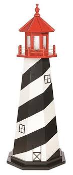 It's easier than ever to save money when you use free woodworking plans to spruce up your home and outdoor areas. St Augustine Fl Wooden Garden Lighthouse By Dutchcrafters Amish