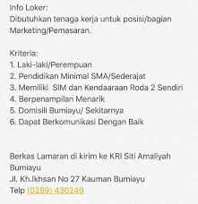 Disiplin, jujur, dan bertanggung jawab. Lowongan Kerja Klinik Rawat Inap Maret 2021