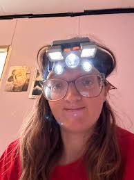 Using headlamps as a substitute for book lights for reading