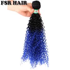 4.0 out of 5 stars 218. Black To Blue Two Tone Ombre Kinky Curly Hair Weave 100g Piece Synthetic Hair Extensions Synthetic Weave Aliexpress