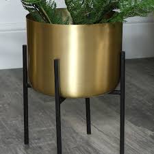 Vintage Gold Plant Stand Large Explore the biggest selection of plant stand tables in every style, for every room and at every budget from at home.