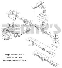 Dodge Dana 44 Disconnect Front Axle Parts For Dodge W150