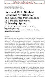 The average annual tuition for us public colleges cost using the oecd's 2011 report, business insider analyzed the countries where citizens don't pay tuition fees. Pdf Poor And Rich Student Economic Stratification And Academic Performance In A Public Research University System