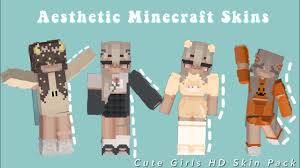 If there is any bug or something else write it in the comment and if you have an idea for the next update write it. Aesthetic Minecraft Skins Cute Girls Hd Skin Pack Android Xboxone Ios Youtube