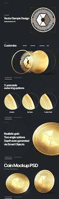 Coin Mockup Psd Mockup Psd Psd Coin Design