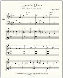Graded from 1 to 4, they're tailored to be followed in the shown below sequence. Free Classical Sheet Music Egyptian Dance For Elementary Level Piano Players