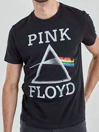 Piazza Italia Muška majica s otiskom Pink Floyd crna 30167