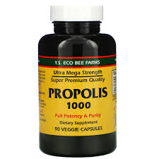 Propolis is a compound produced by bees thought to fight infections, heal wounds, and more. Y S Eco Bee Farms Propolis 1000 90 Veggie Capsules Iherb