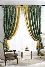Curtain Drape For Living Room Emerald Green And Yellow Mustard Color Homedecor Designer Living Room Green Living Room Color Inspiration Curtains Living Room