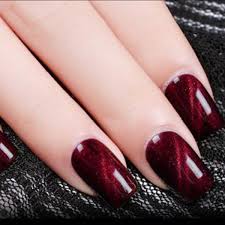 Black And Red Cat Eye Nails Wine Red Cat Eye Uv Nail Gel Polish Varnish Soak Off 3d Magnet Manicure Lacquer Online Newchic Mobile Red Gel Nails Cat Eye Nails Polish Red Nails