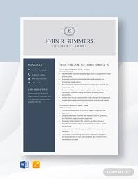 Civil Project Engineer Resume Template In 2020 Resume Template Cv Template Word Resume Design Template