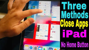 Force Close App On Ipad Ipad Pro Without Home Button Ipados 14 In 2021 Ipad Mini Air All Ipad Youtube