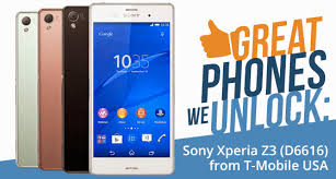 Look for the 'x' mark. Great Phones We Unlock Sony Xperia Z3 D6616