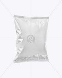Download Glossy Snack Package Mockup In Bag Sack Mockups On Yellow Images Object Mockups PSD Mockup Templates