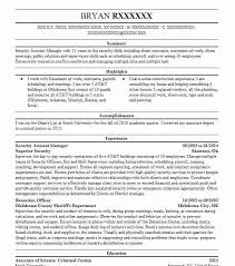 The more your resume resonates with the job description of keywords, the better fit you will seem. Security Account Manager Resume Example Company Name Glendale Arizona