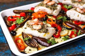 Just steam it on top of the cooked rice on the warm cycle then flake it with chopsticks right where it lies. Easy Sheet Pan Mediterranean Fish Low Carb Food To Glow
