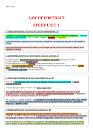 For example, questions probing the validity of international law also ask further whether it is binding and if so, to what extent and degree. Law Of Contract Study Unit 1 University Of South Africa Study Unit University Of South Africa The Unit