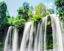The reclining Buddha at Preah Ang Thom, Phnom Kulen