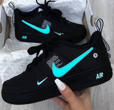 Black And Blue Air Force 1 Custom Top 10 Nike Air Force 1 Customs Kickzy Page 6 Shoes Sneakers Nike Custom Nike Shoes Nike Air Shoes