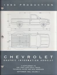 1993 chevy ck truck shop manuals on cd pickup silverado cheyenne blazer suburban. 1993 Chevy C K Pickup Suburban Blazer Wiring Diagram Manual Original