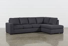 Find the perfect grey sofa bed size. Lucy Dark Grey 2 Piece 114 Sectional With Right Arm Facing Chaise Living Spaces