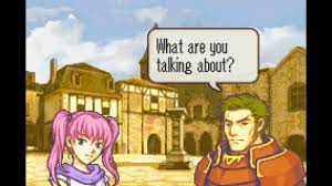 Fire Emblem: Blazing Sword - Oswin & Serra Support - YouTube