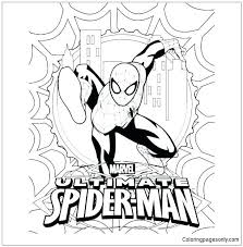 In the movie the amazing spiderman. Ultimate Spider Man Coloring Pages Spiderman Coloring Pages Free Printable Coloring Pages Online