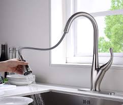 kitchen faucets with pull down sprayer