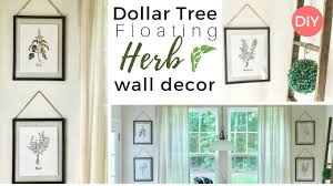 herb wall decor  dollar tree diy