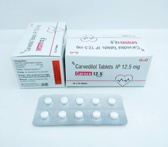 Carvedilol 12.5mg Tablets