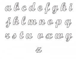 Letra Cursiva Para Imprimir Moldes Gratis Do Alfabeto