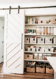 Our Pantry Organization Makeover Pretty In The Pines New York City Lifestyle Blog Barn Door Pantry White Kitchen Pantry Small Pantry