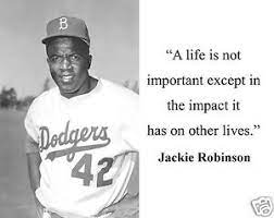 Jackie Robinson A Life Is Not Important Famous Quote 8 X 10 Photo Picture D1 Ebay