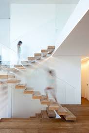 Structural glass railings, balustrades and glass walls are the best solution if you aim to give the highest sense of lightness to your interior design. 15 Awesome Floating Staircase Ideas Glass Staircase Wooden Staircase Design Modern Staircase