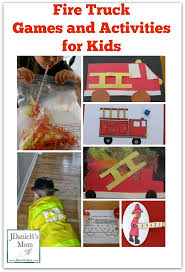 Fire Truck Games And Activities For Kids Truck Games Activities For Kids Fire Truck Games