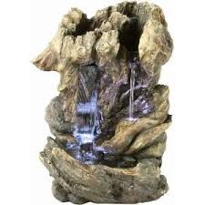 Yosemite home décor lighting is made with technologies that help you improve your energy efficiency and save you money. Yosemite Home Decor Double Cascade Rock Waterfall Polyresin Fountain Cw09156 At The Home Depot Yosemite Home Decor Rock Fountain Rock Waterfall