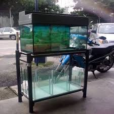 1 pcs artificial fish fake tropical fish tank ornament random aquarium a1z8. Aquarium With Plastic Cover And Metal Support Stand Global Sources