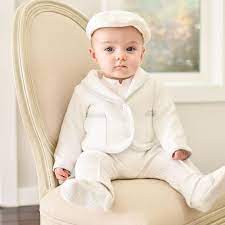 Harrison 3 Piece Suit Quilted Cotton Boy Christening Outfit Baby Boy Suit Baby Boy Christening Outfit