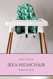 Ikea Hack High Chair Makeover With Copper Spray Paint Ikea High Chair Ikea Chair Chair Makeover