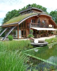 Architecture Earthship Home Roof Design Green Roof Design