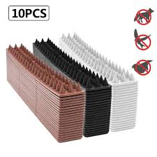 Plastic bird spikes are a safe, humane way to prevent birds from using your property as a perch and messing up your patio. Plastic Bird Spike Wall Fence Spikes Yard Bird Spikes Anti Bird Pigeon Spike For Get Rid Of Pigeons And Scare Birds Pest Control Garden Netting Aliexpress