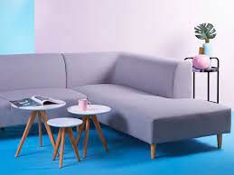 Consider one with an unexpected silhouette. Set Of 3 Coffee Tables White Vegas Beliani De