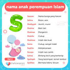 Bisa jadi inspirasi buat para ortu muda. 200 Nama Anak Perempuan Dalam Islam Dengan Erti Yang Indah Abjad K Z