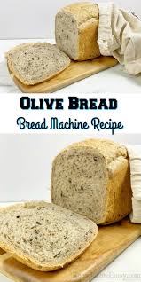 Press baking control for medium. Easy Olive Bread Bread Machine Recipe