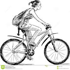 Bike Pose Bisiklet Boyama Figur Cizimleri Kara Kalem Portre