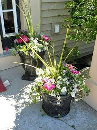 Container Garden Ideas Full Sun Container Gardening Ideas Flower Pots Outdoor Front Porch Flower Pots Porch Flowers
