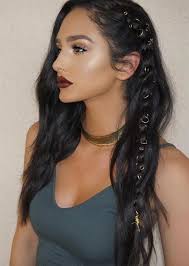 They are simply curly box braids with curly hair braided into the box braids to give a soft, fuller and voluminous look. 15 Bohemian Hair Styles To Copy This Summer Hair Styles Holiday Hairstyles Bohemian Hairstyles