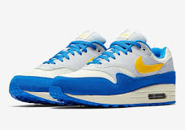 Nike Air Max 1 Signal Blue Yellow Ah8145 108 Sneaker Bar Detroit Nike Air Max Air Max Nike Air