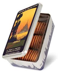 Collection Normandie Boite Metal Le Mont Saint Michel Garnie De Biscuits Regionaux Delaunayleveille P Biscuiterie Bretonne Produits Regionaux Biscuiterie
